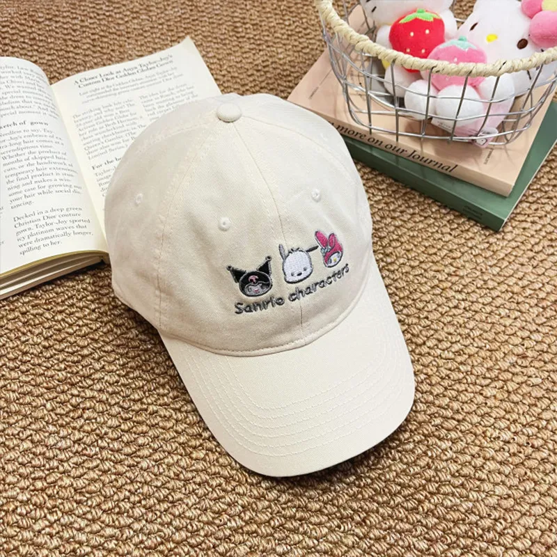 Sanrio Kuromi Pochacco Cotton Baseball Caps Unisex-4