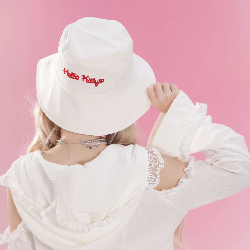 Sanrio Hello Kitty Polyester Bucket Hats Women's-1