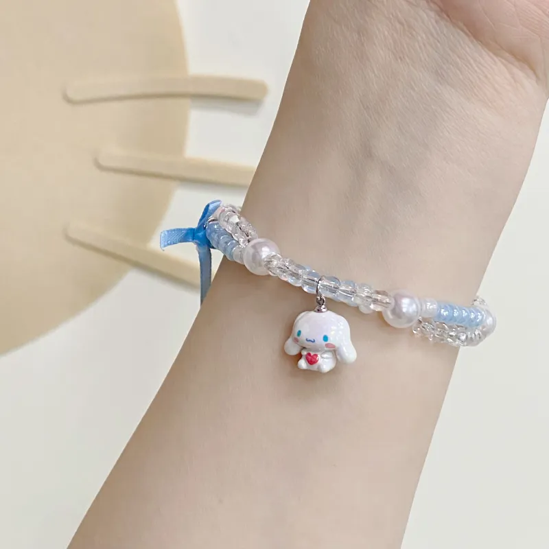 Sanrio Yugui Dog Acrylic Bracelets Women's-4