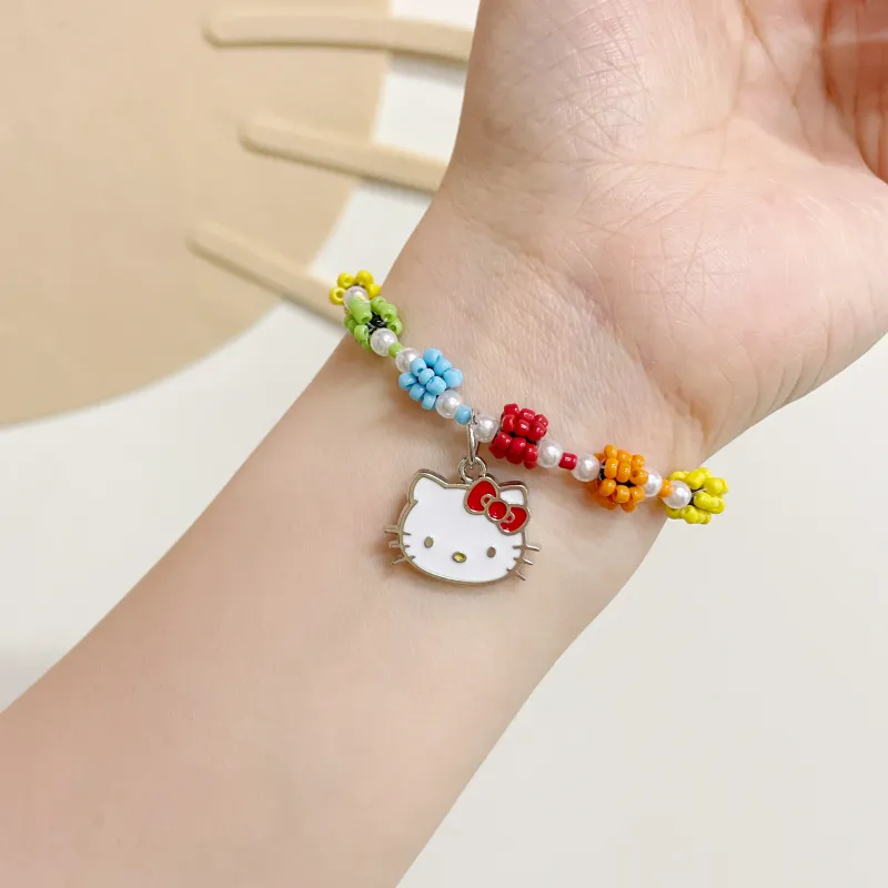 Sanrio Hello Kitty Acrylic Bracelets Women's-1