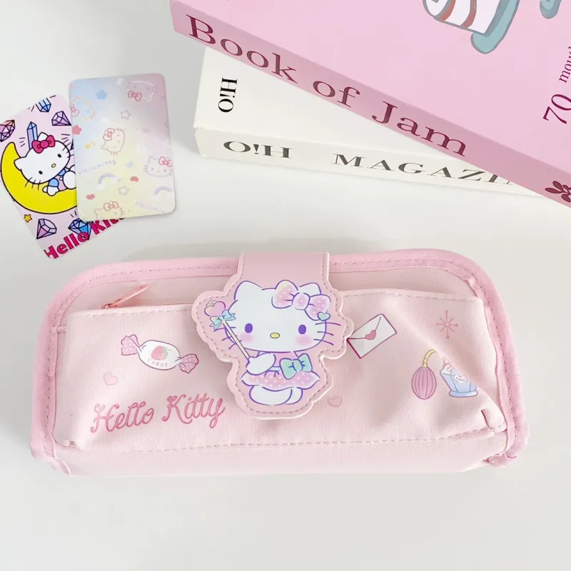 Sanrio Hello Kitty, Collaboration Polyester Storage Bag Makeup Bag Women's Pink-1