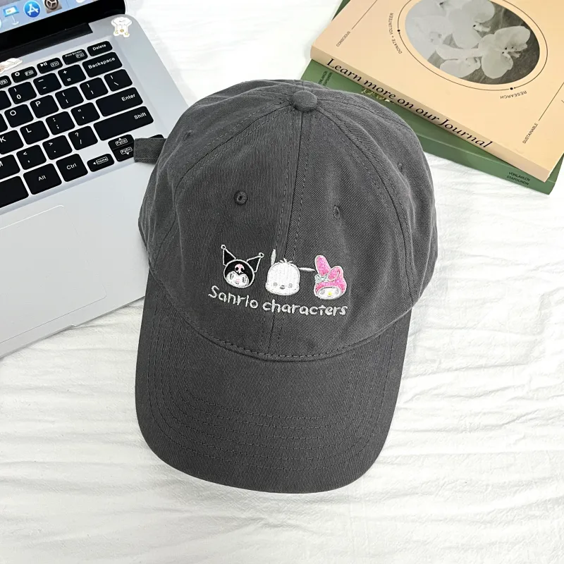 Hello Kitty Cotton Baseball Caps Women's-3