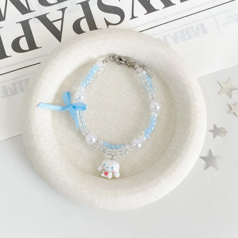 Sanrio Yugui Dog Acrylic Bracelets Women's-3