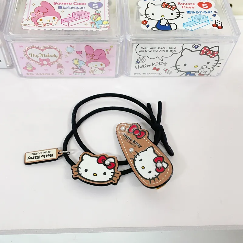 Sanrio Hello Kitty Acrylic Hair Ties Women's-3