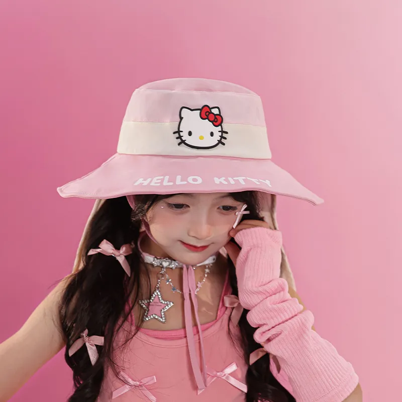 Hello Kitty x Sanrio Polyester Bucket Hats Kids'-2