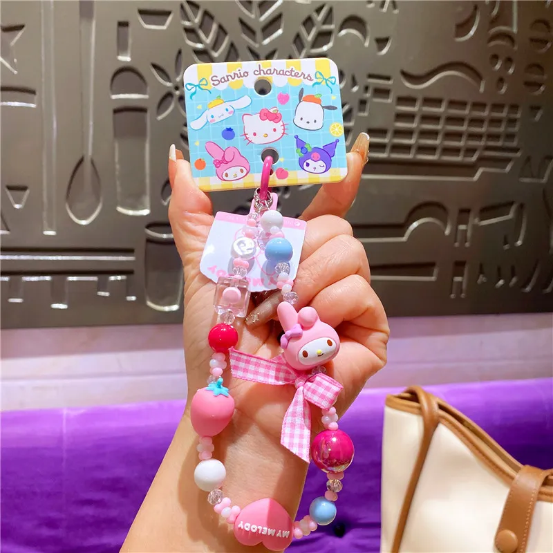 Hello Kitty Sanrio Series PVC Keychains Unisex-5