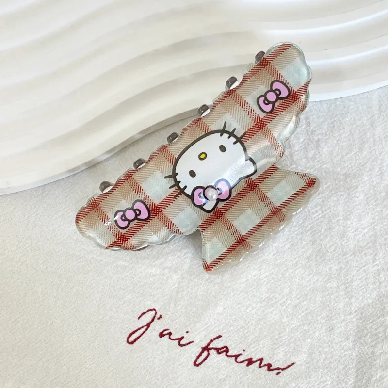 Sanrio Hello Kitty Acrylic Hair Clips Women's-3