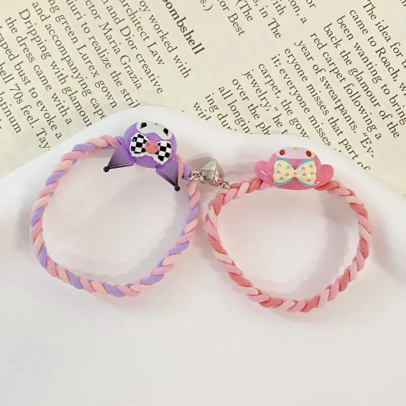 Sanrio My Melody Kuromi Acrylic Bracelets Unisex-2