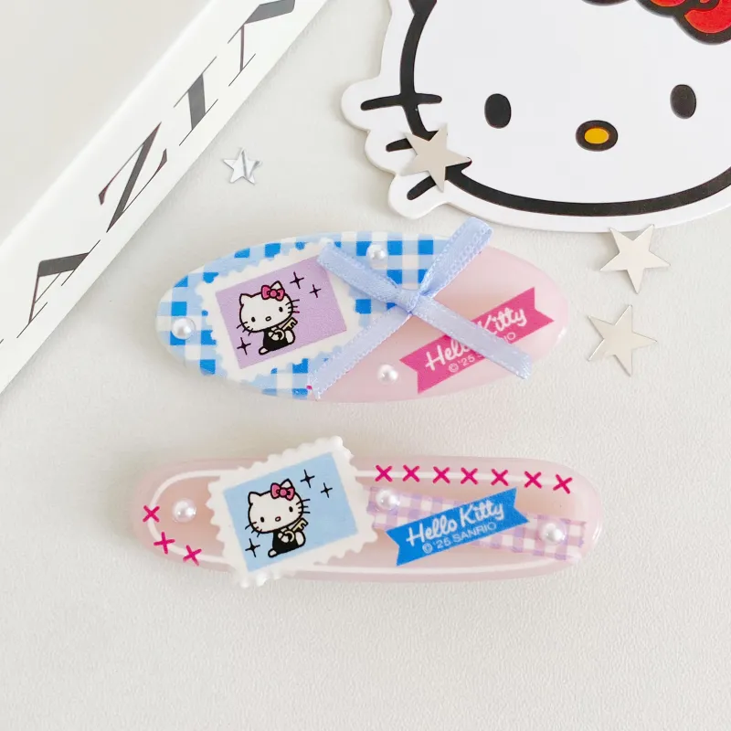 Hello Kitty Acrylic Hair Clips Women's-4