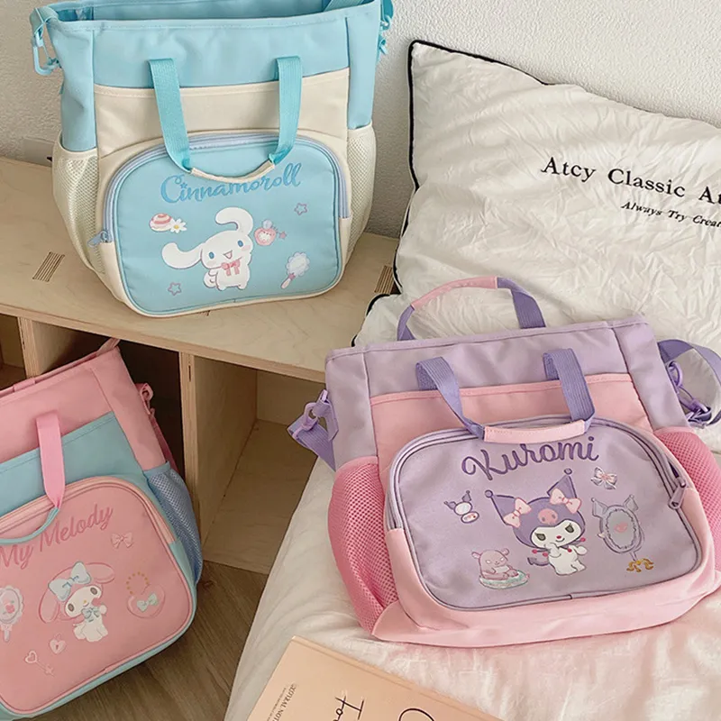 Sanrio Kulomi Polyester One Shoulder Handbags Regular Women's Pink & Purple-4