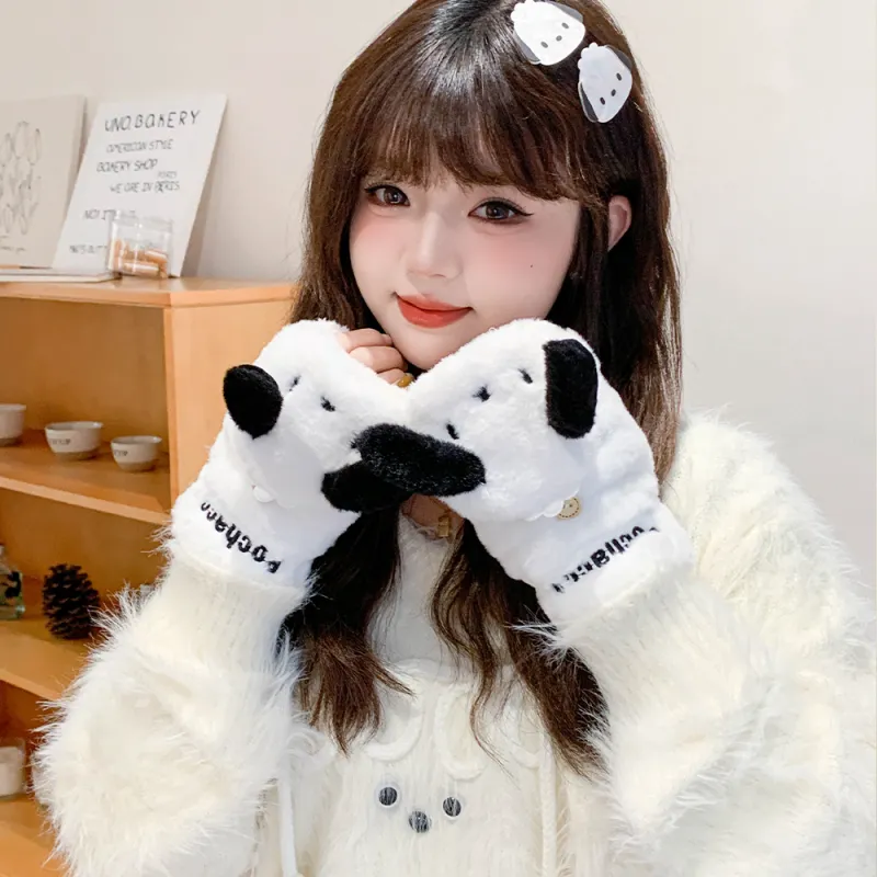 Sanrio Pacha Dogs Knit Scarves Unisex-6