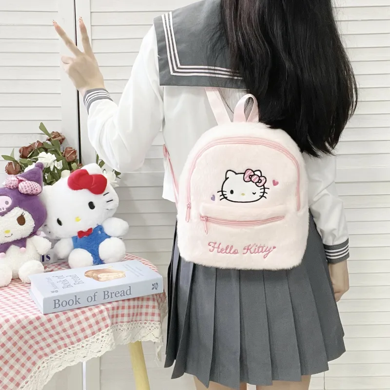 Sanrio Hello Kitty Polyester Backpack Regular Women's Pink-4