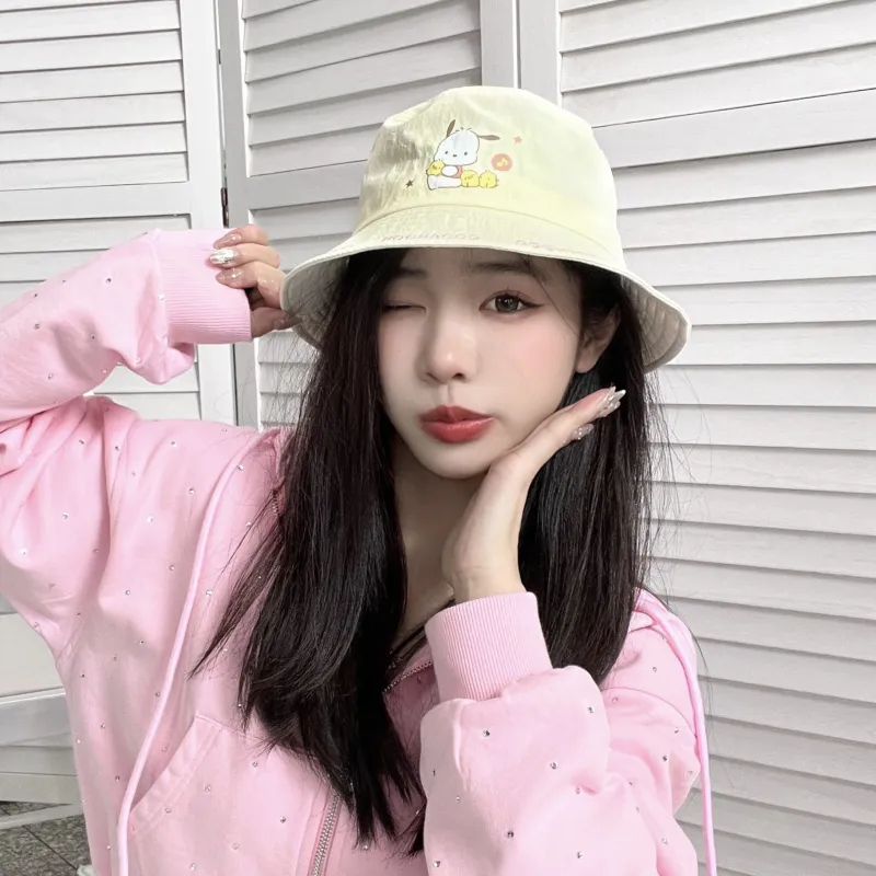 Sanrio Pacha Dogs Polyamide Bucket Hats Unisex-4