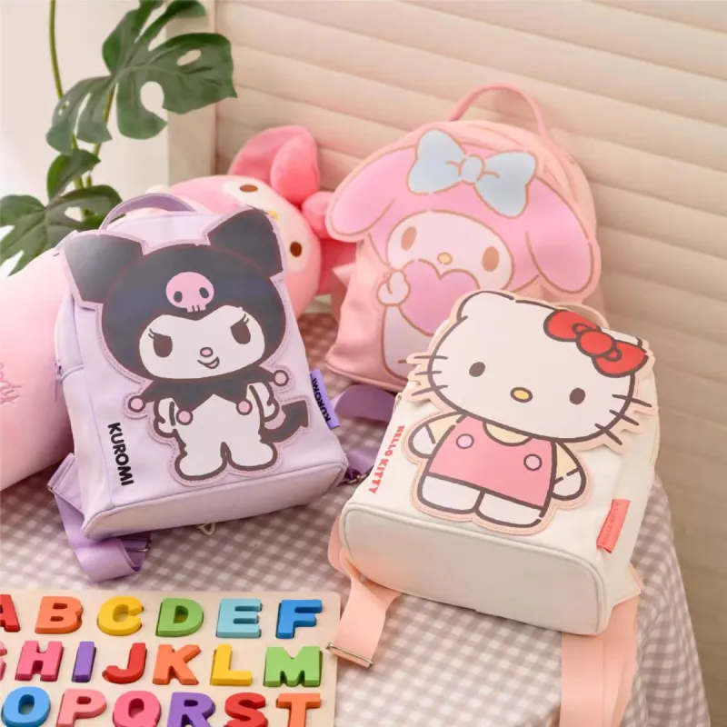Sanrio Hello Kitty Polyester Backpack Regular Women's Ecru-2