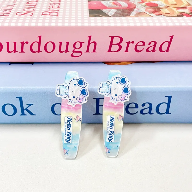 Sanrio Hello Kitty Acrylic Hair Clips Women's-1