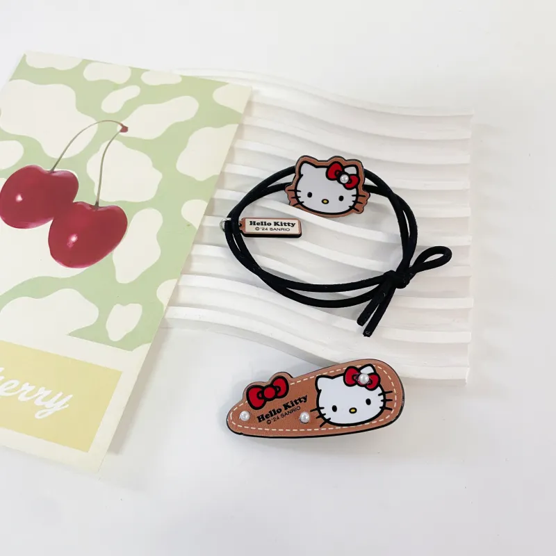Sanrio Hello Kitty Acrylic Hair Ties Women's-2