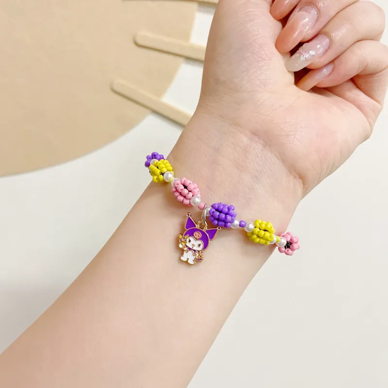 Sanrio Kulomi Acrylic Bracelets Women's Shopping Bag-1