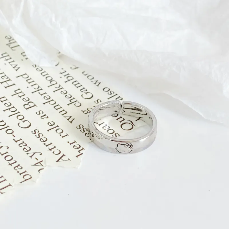 Sanrio x Hello Kitty Alloy Rings Unisex-2