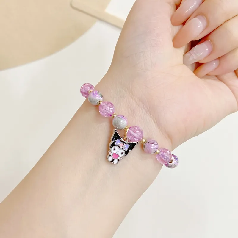 Sanrio Kulomi Acrylic Bracelets Women's-3
