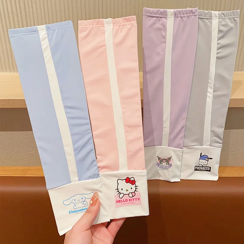 Hello Kitty Sanrio Series Polyester Sun Protection Sleeves Unisex-5