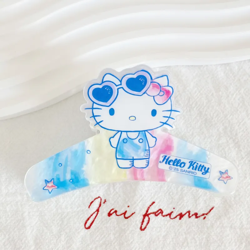 Sanrio Hello Kitty Acrylic Hair Clips Women's-1