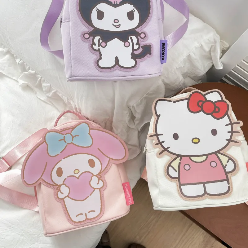 Sanrio Hello Kitty Polyester Backpack Regular Women's Ecru-5
