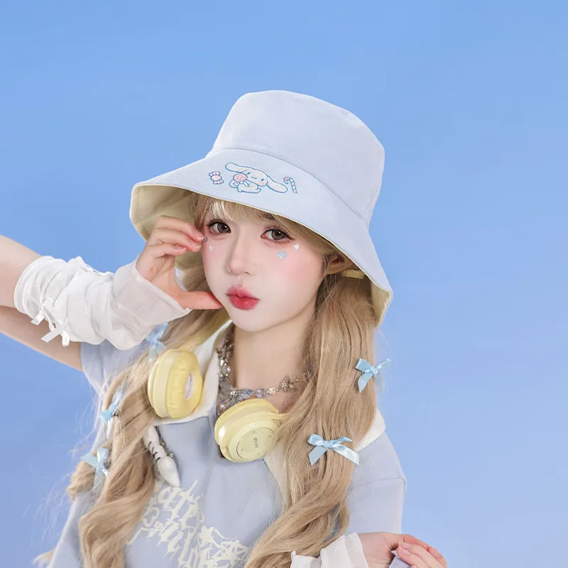 Sanrio Polyester Bucket Hats Women's-1