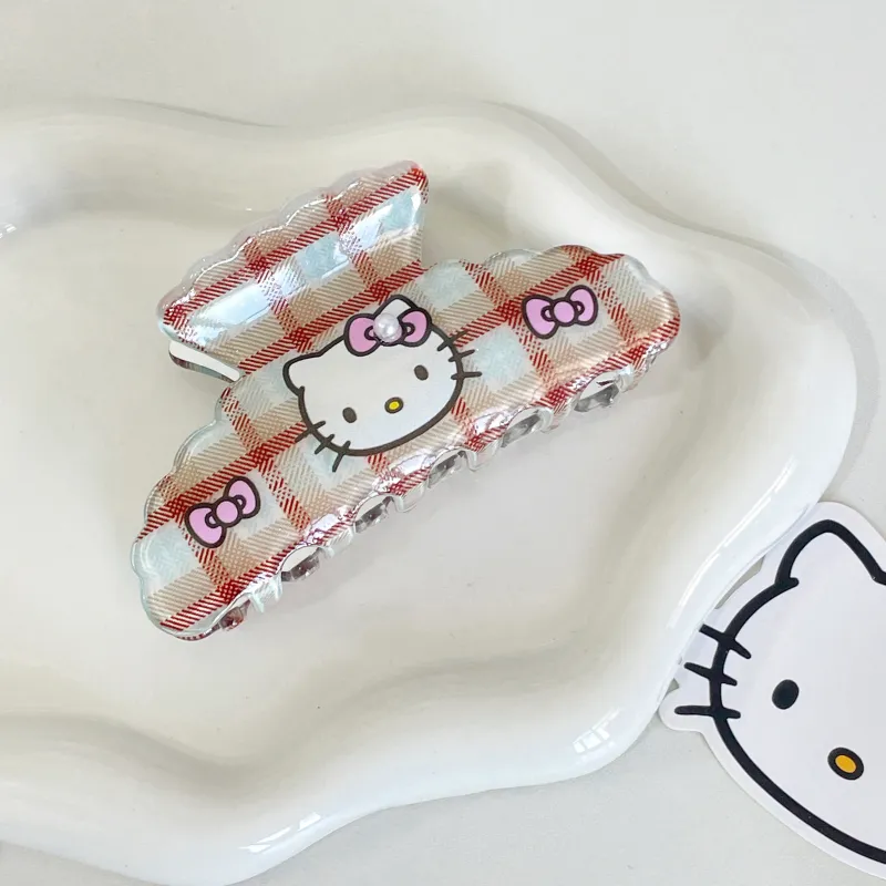 Sanrio Hello Kitty Acrylic Hair Clips Women's-2