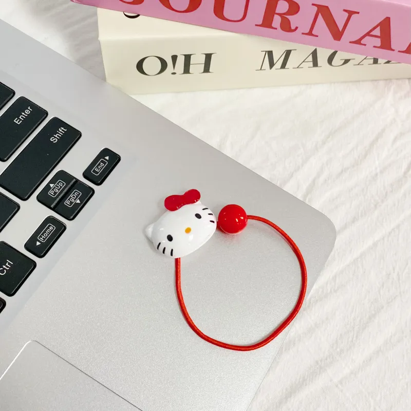 Hello Kitty Acrylic Hair Tie Women's-1