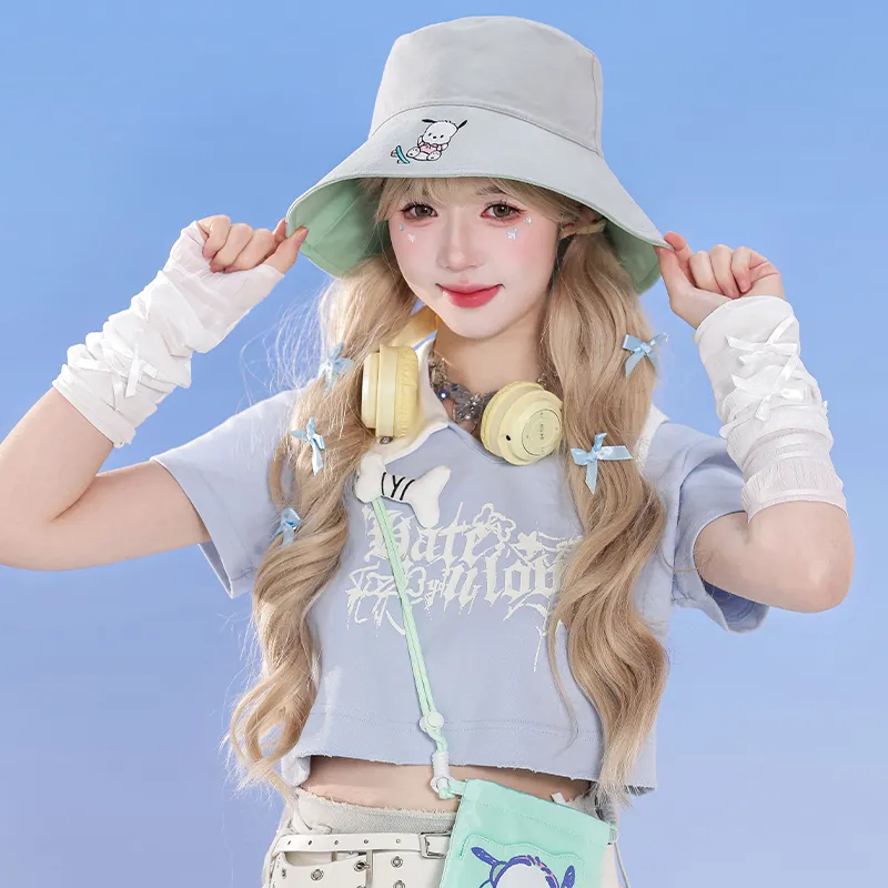 Sanrio Pacha Dogs Polyester Bucket Hats Women's-1