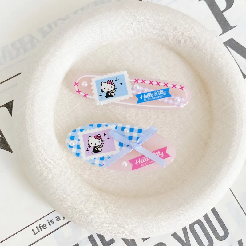 Hello Kitty Acrylic Hair Clips Women's-3