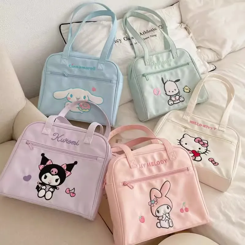 Sanrio Polyester Shoulder Bag Women's Ecru-4