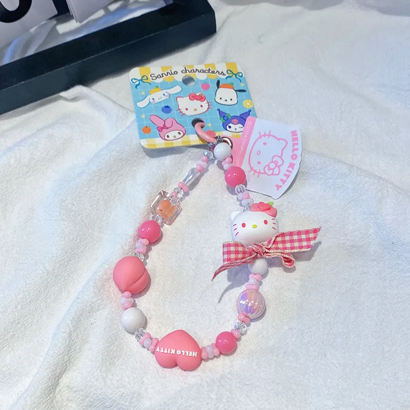 Hello Kitty Sanrio Series PVC Keychains Unisex-3