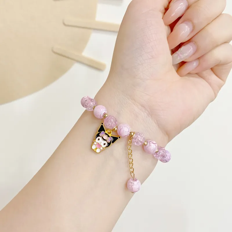 Sanrio Kulomi Acrylic Bracelets Women's-6