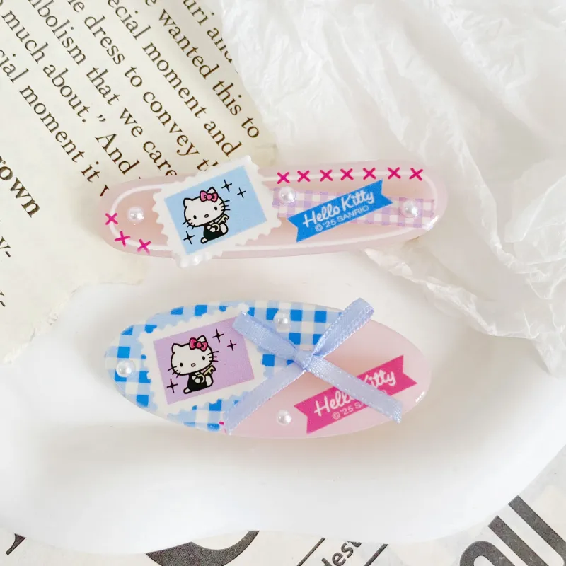 Hello Kitty Acrylic Hair Clips Women's-2
