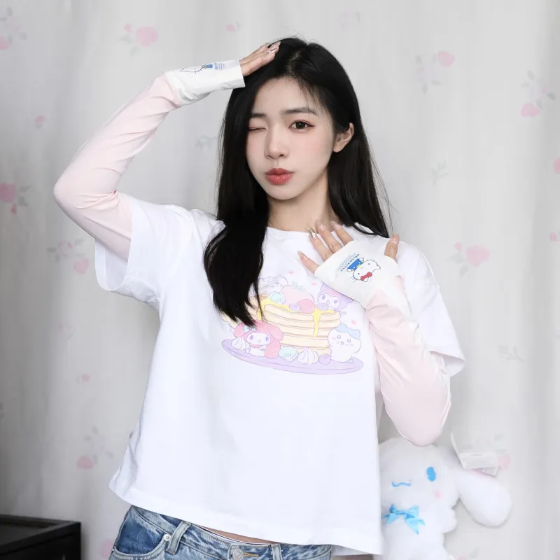 Sanrio Polyester Sun Protection Sleeves Unisex-4