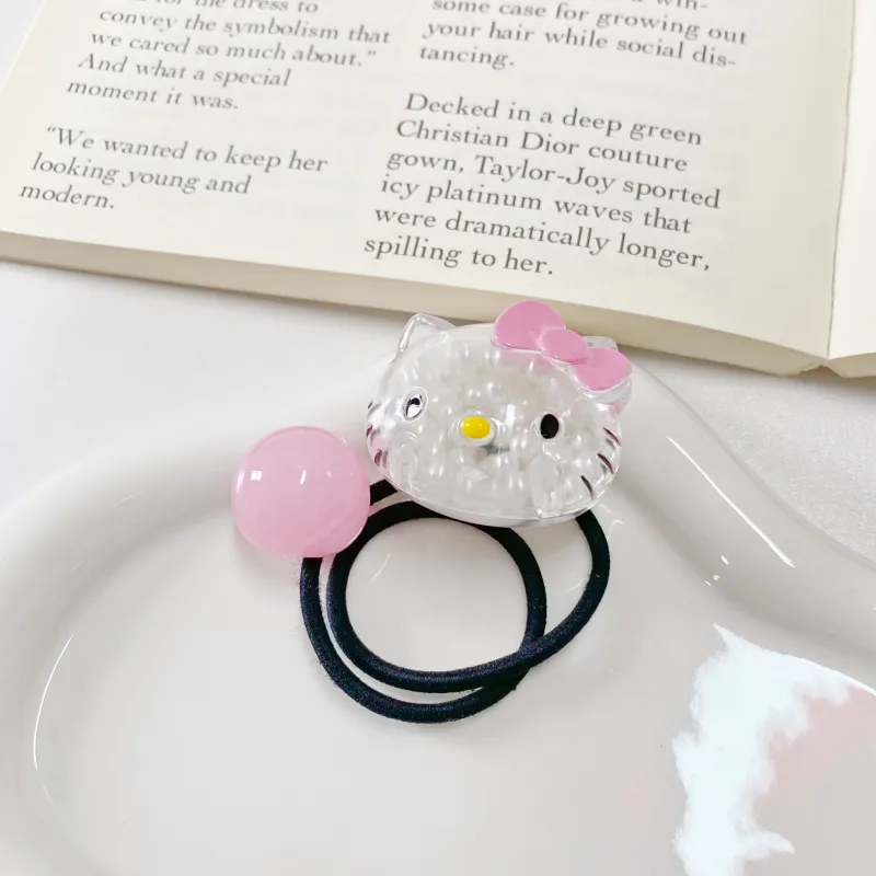 Hello Kitty Acrylic Hair Tie Women's-1