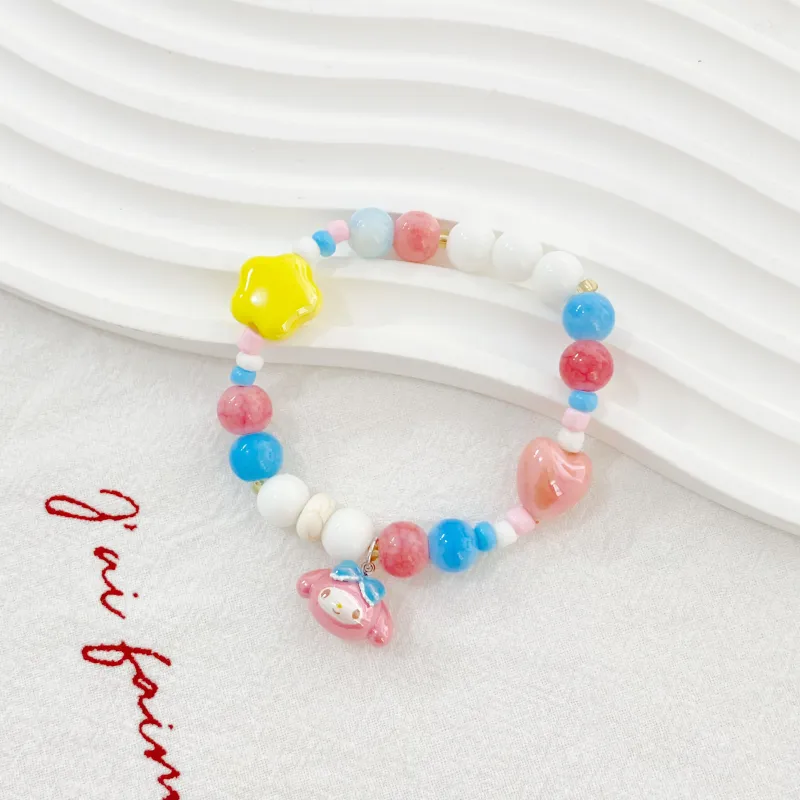 Sanrio Melodi Acrylic Bracelets Women's-4
