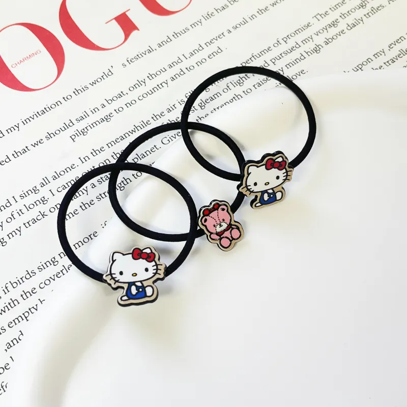 Hello Kitty Acrylic Hair Tie Women's-1