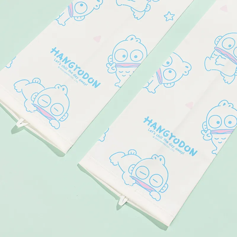 Sanrio Hangyodon Polyester Sun Protection Cooling Arm Sleeves Unisex-1