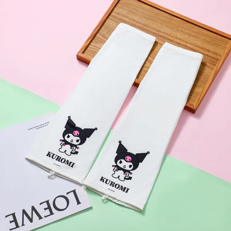 Sanrio Kuromi Polyester Sun Protection Sleeves Unisex-4
