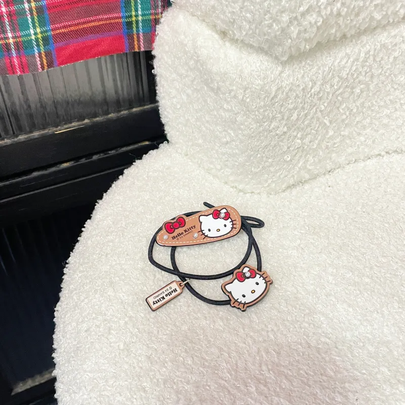 Sanrio Hello Kitty Acrylic Hair Ties Women's-4