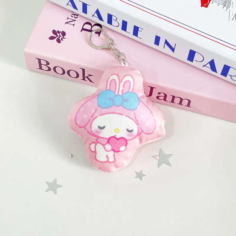 Hello Kitty Sanrio Series Polyester Keychains Women's-4