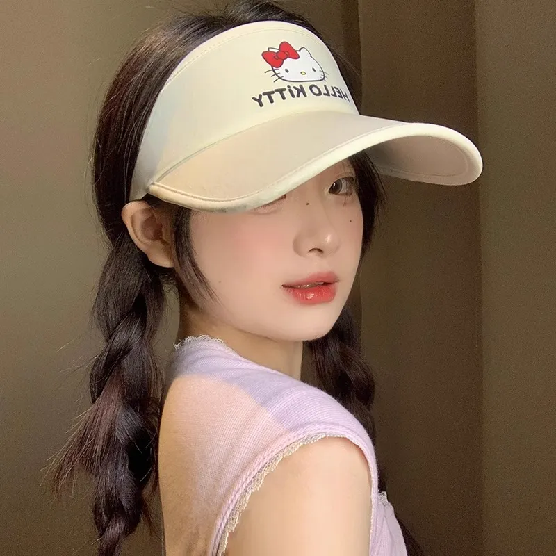 Hello Kitty Sanrio Series Polyamide Sun Protection Hats Unisex-4