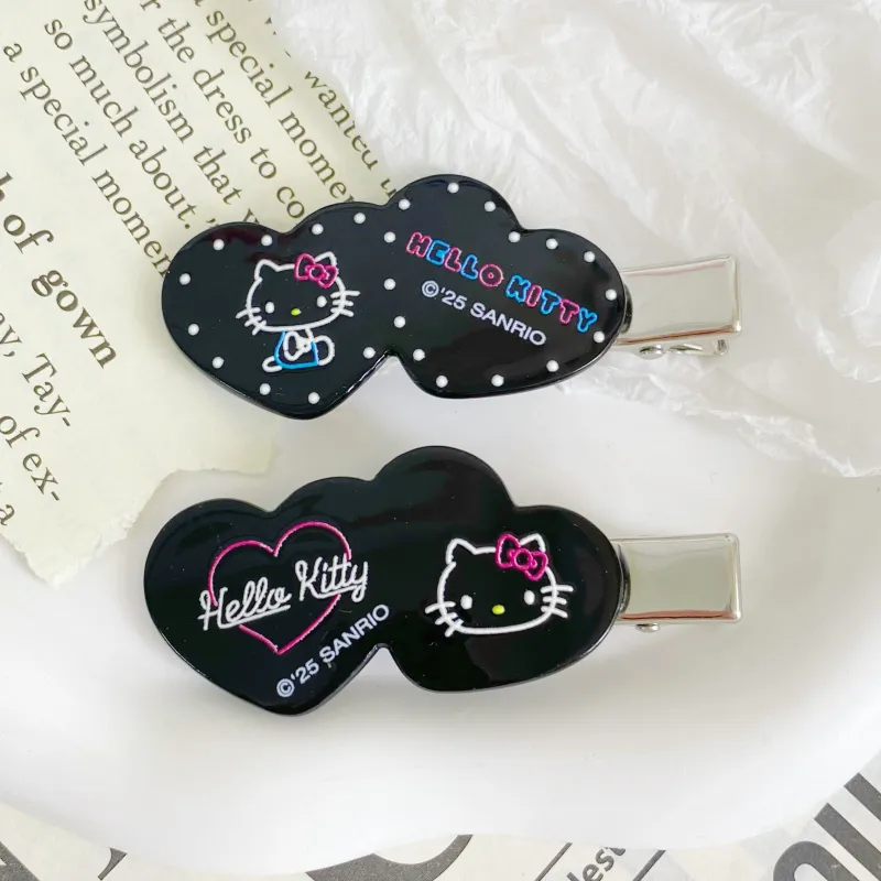 Hello Kitty Acrylic Hair Clips Women's-3