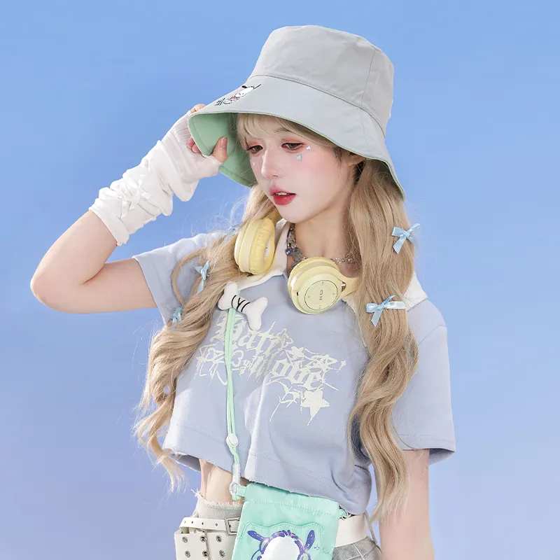 Sanrio Pacha Dogs Polyester Bucket Hats Women's-5