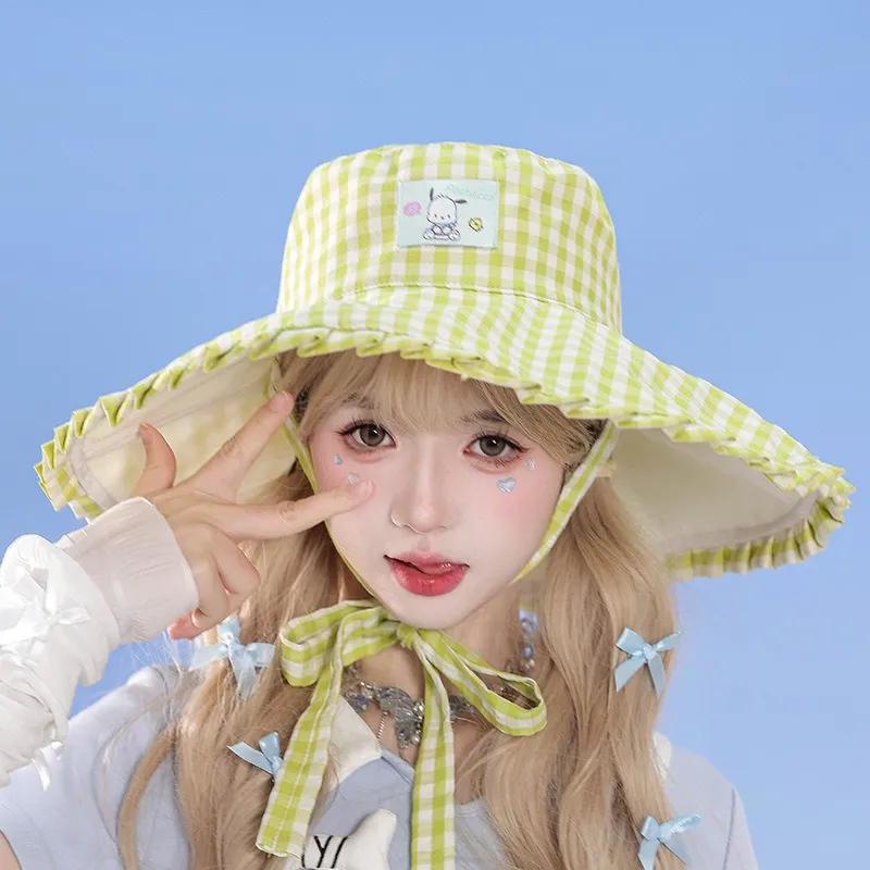 Sanrio Pacha Dogs Cotton Bucket Hats Unisex-4