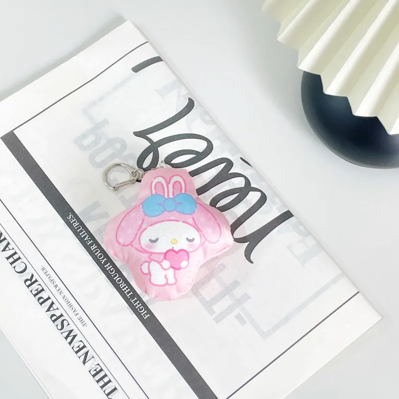 Hello Kitty Sanrio Series Polyester Keychains Women's-3