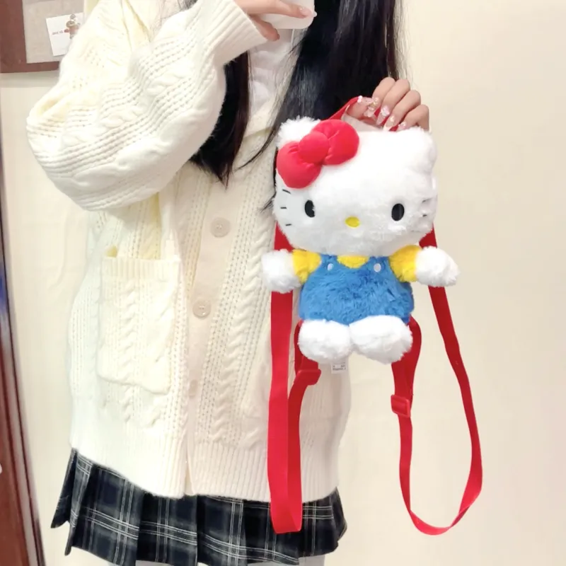 Sanrio Hello Kitty Polyester Backpack Unisex White-2