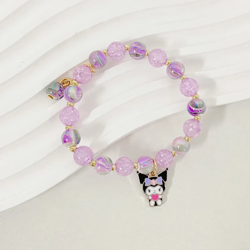 Sanrio Kulomi Acrylic Bracelets Women's-5